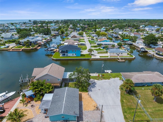 13825 San Juan Ave, Hudson, FL 34667 - aerial view of residential area with a nearby body of water