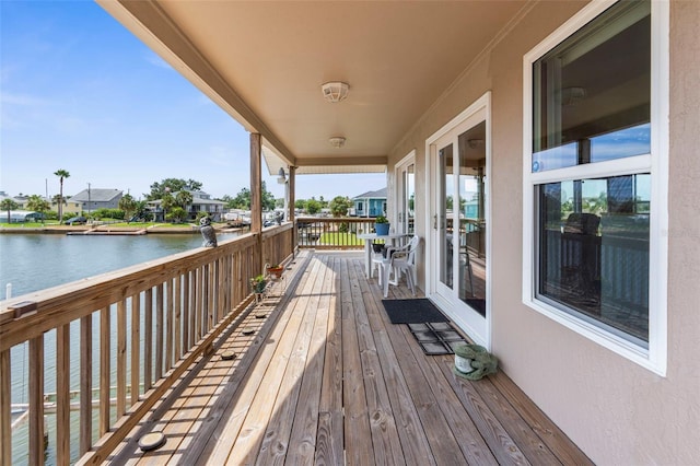 13825 San Juan Ave, Hudson, FL 34667 - deck with a water view