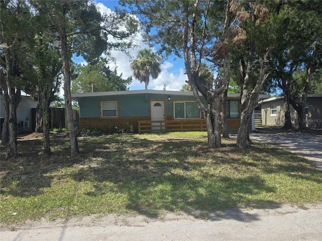 6730 Sandra Dr, Port Richey, FL 34668 - view of front facade with a front lawn