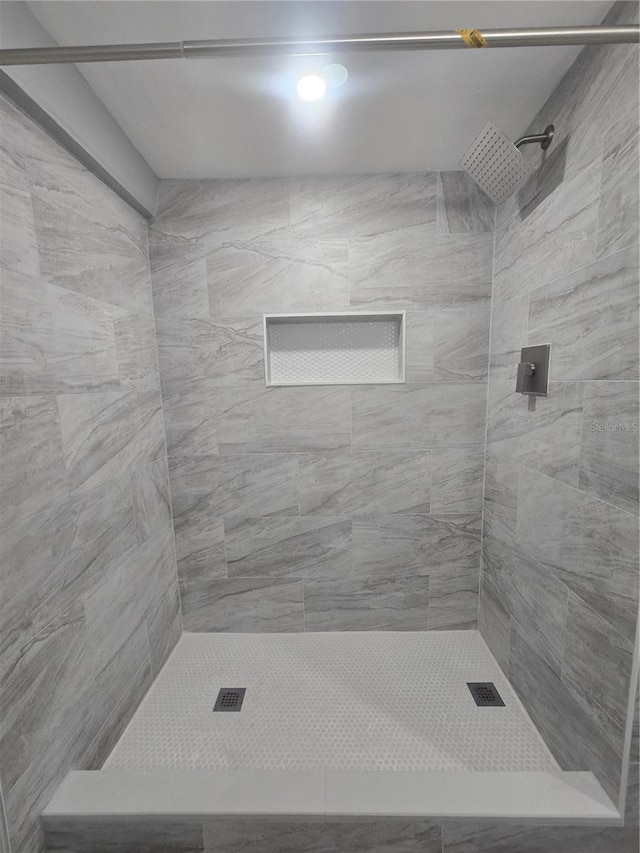 6730 Sandra Dr, Port Richey, FL 34668 - full bathroom with tiled shower