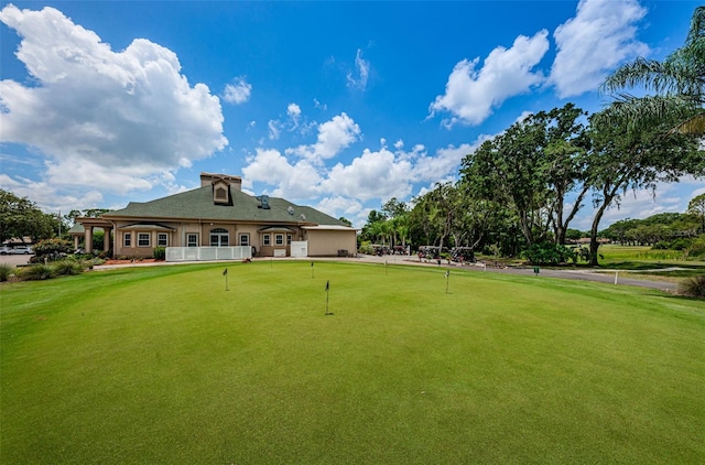 9519 Scenic Pine Ct, New Port Richey, FL 34655 - view of community with an area to practice putting