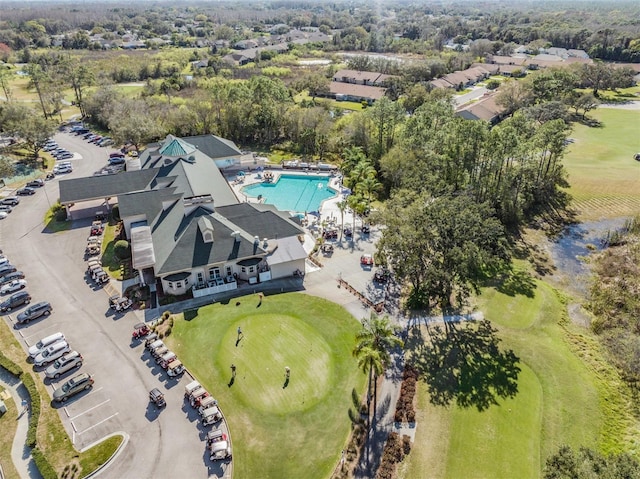 9626 Woodhollow Ct, New Port Richey, FL 34655 - view of property location featuring a golf club and a pool