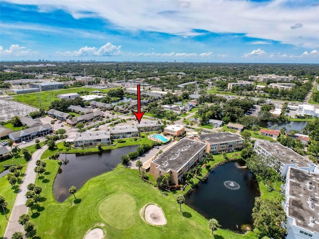 225 Country Club Dr Unit A203, Largo, FL 33771 - aerial view of a nearby body of water and a golf club