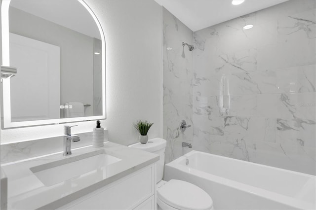 6529 Taylor Ct, New Port Richey, FL 34653 - full bath with vanity, shower / washtub combination, and a textured wall