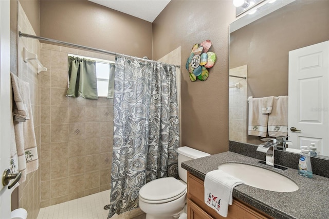 11126 Biddeford Pl, New Port Richey, FL 34654 - full bathroom featuring vanity and a tile shower