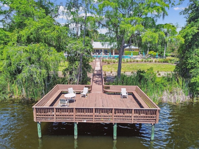 11126 Biddeford Pl, New Port Richey, FL 34654 - dock with a water view