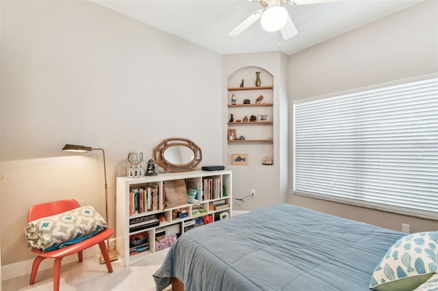 1120 Bluffs Cir, Dunedin, FL 34698 - bedroom with ceiling fan