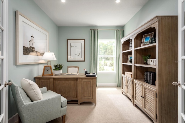 118 Venetian Palms Blvd, New Smyrna Beach, FL 32168 - office featuring light colored carpet and recessed lighting