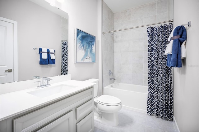 118 Venetian Palms Blvd, New Smyrna Beach, FL 32168 - bathroom featuring vanity, tile patterned floors, and shower / tub combo