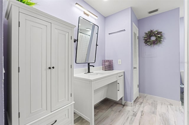 6519 Thicket Trl, New Port Richey, FL 34653 - bathroom with vanity and a closet