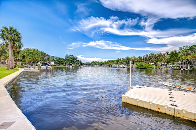 5523 Carlton Rd, New Port Richey, FL 34652 - dock area with a water view