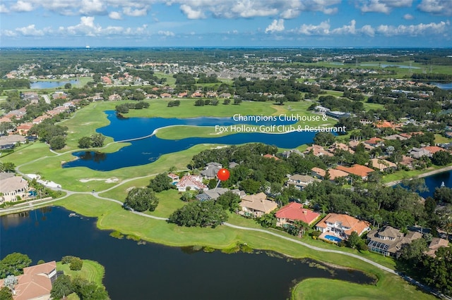 10508 Pontofino Cir, Trinity, FL 34655 - aerial view of residential area with a golf club and a large body of water