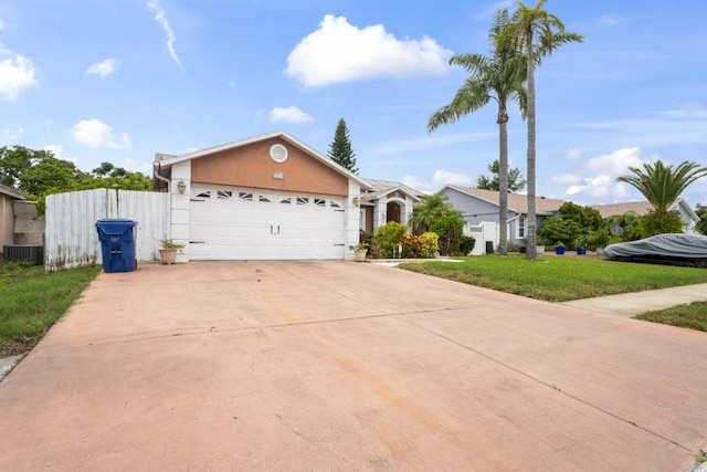 3539 Anniversary Ct, New Port Richey, FL 34653 - single story home with driveway, a garage, and stucco siding