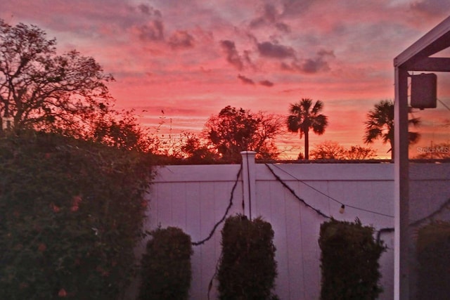 3539 Anniversary Ct, New Port Richey, FL 34653 - view of yard at dusk