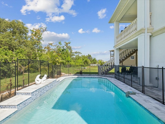 5621 Egrets Pl, New Port Richey, FL 34652 - view of pool with stairway