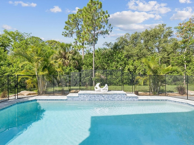 5621 Egrets Pl, New Port Richey, FL 34652 - swimming pool with view of scattered trees