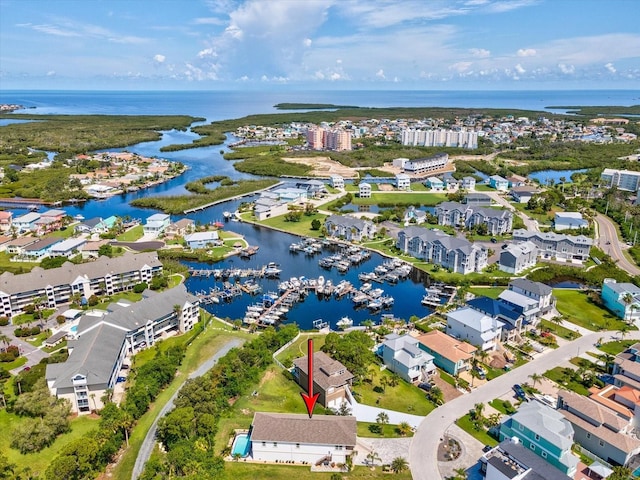 5621 Egrets Pl, New Port Richey, FL 34652 - drone / aerial view of a nearby body of water