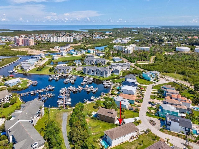 5621 Egrets Pl, New Port Richey, FL 34652 - aerial view of a nearby body of water