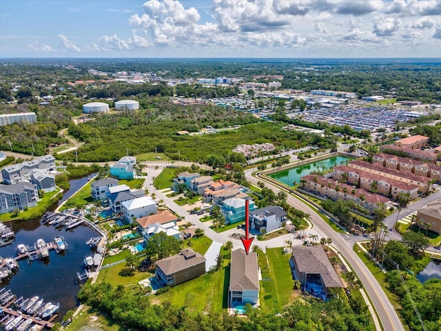 5621 Egrets Pl, New Port Richey, FL 34652 - bird's eye view of a nearby body of water