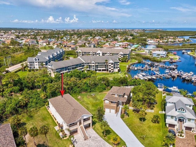 5621 Egrets Pl, New Port Richey, FL 34652 - drone / aerial view of a nearby body of water
