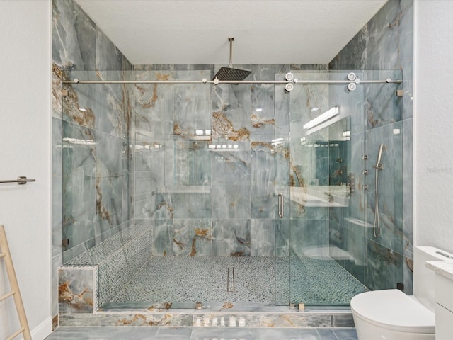 5621 Egrets Pl, New Port Richey, FL 34652 - bathroom featuring toilet and a shower stall