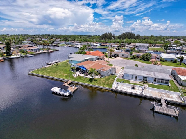 12817 2nd Isle, Hudson, FL 34667 - aerial view of residential area with a nearby body of water