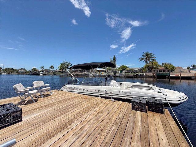 12817 2nd Isle, Hudson, FL 34667 - dock area featuring a water view