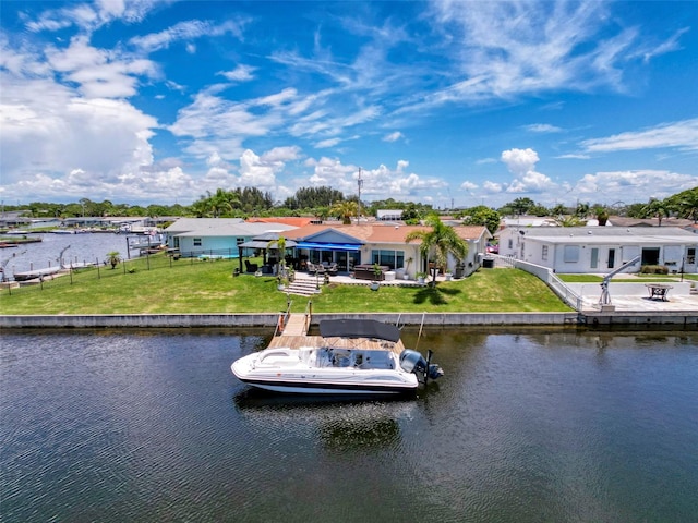 12817 2nd Isle, Hudson, FL 34667 - dock area with a water view