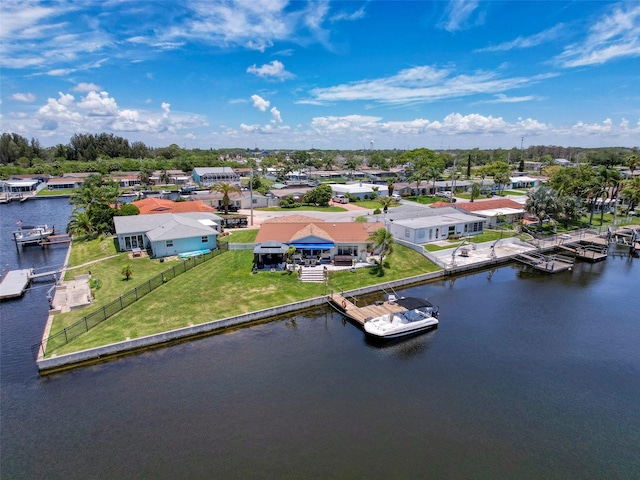 12817 2nd Isle, Hudson, FL 34667 - aerial perspective of suburban area featuring a large body of water