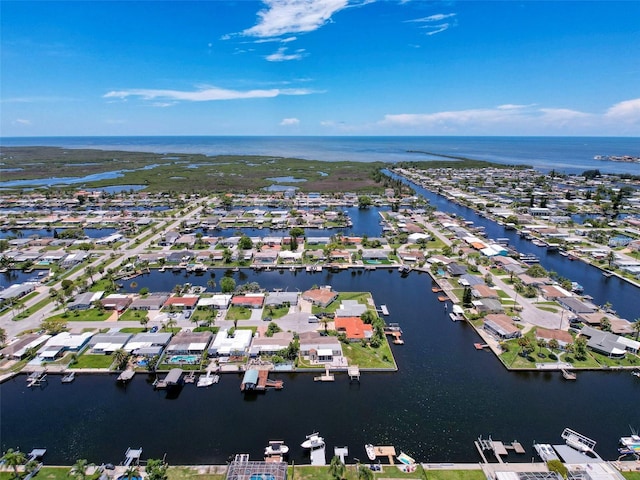 12817 2nd Isle, Hudson, FL 34667 - aerial perspective of suburban area featuring a nearby body of water