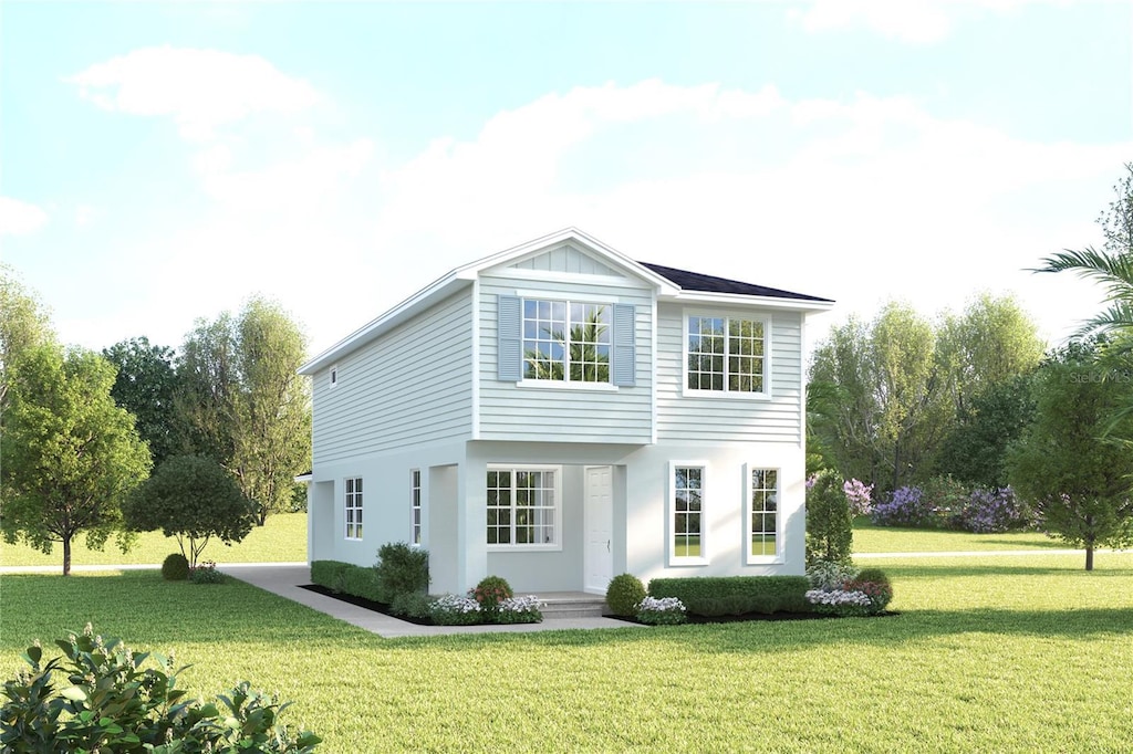 3750 Sky Mountain Aly, Apopka, FL 32712 - back of house featuring a yard