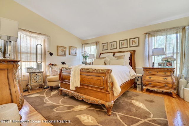 38 Sweet Gum Rd, Howell, NJ 07731 - bedroom featuring light wood-style floors and lofted ceiling