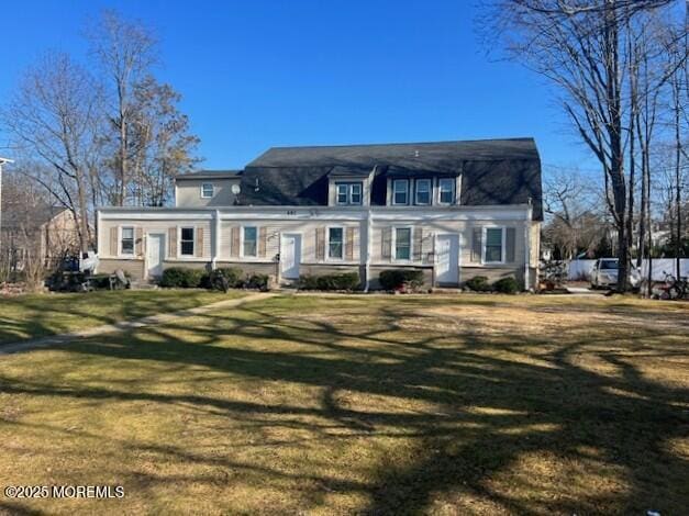 497 Marvin Dr, Long Branch, NJ 07740 - view of front facade featuring a front lawn