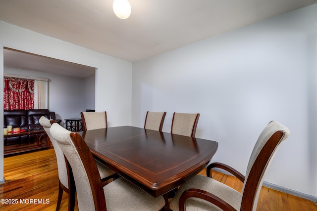 dining room featuring hardwood / wood-style floors