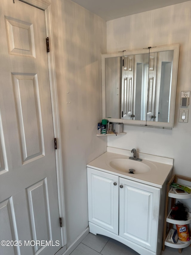 115 Washington St, Long Branch, NJ 07740 - bathroom featuring tile patterned flooring and vanity