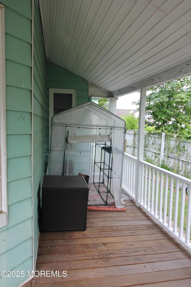 115 Washington St, Long Branch, NJ 07740 - view of wooden deck