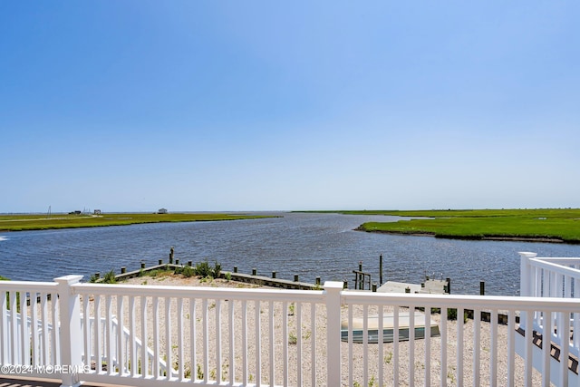 view of water feature