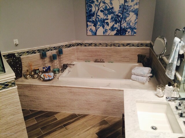 22 Cooper Ave Unit 105, Long Branch, NJ 07740 - bathroom with vanity