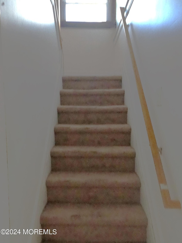 view of stairs