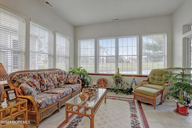 sunroom featuring a healthy amount of sunlight