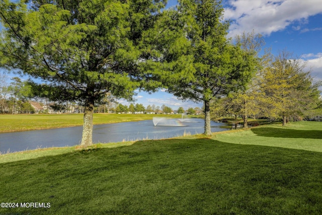 view of property view of water