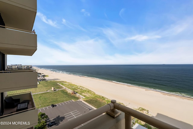 water view with a beach view