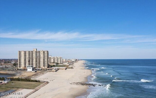 water view featuring a view of the beach