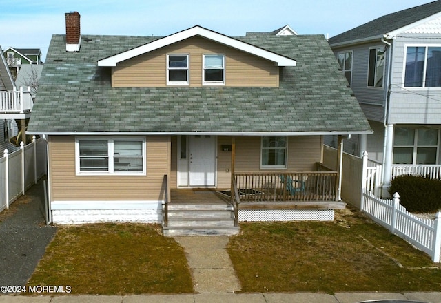 view of front of home