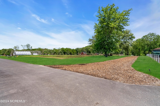 exterior space featuring a yard