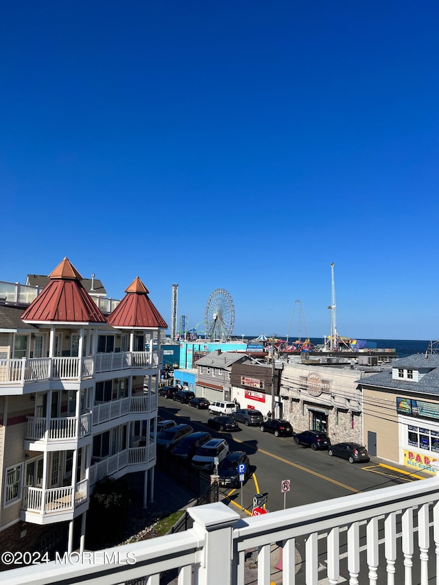 view of city featuring a water view