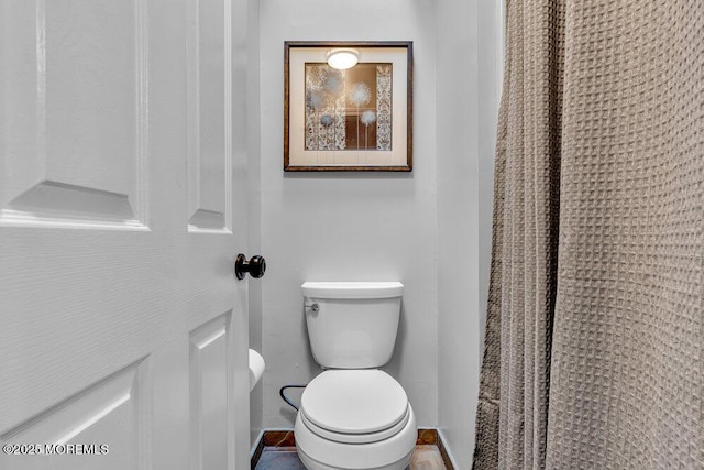 bathroom with toilet
