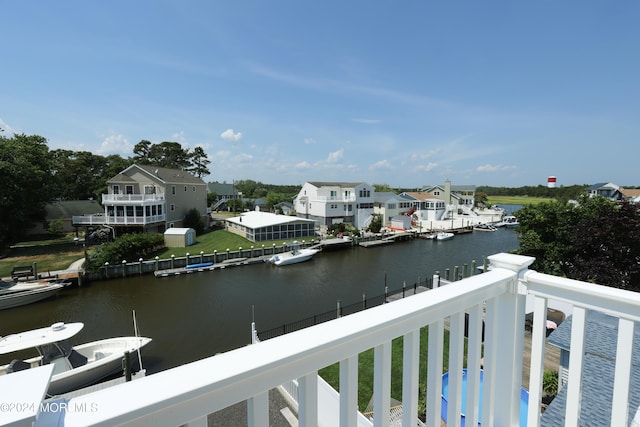 property view of water