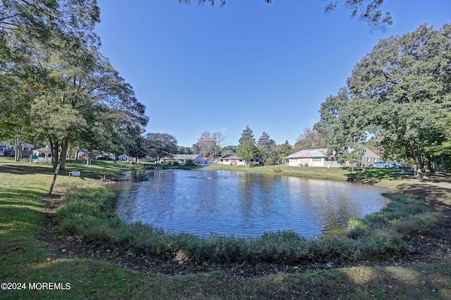 view of water feature