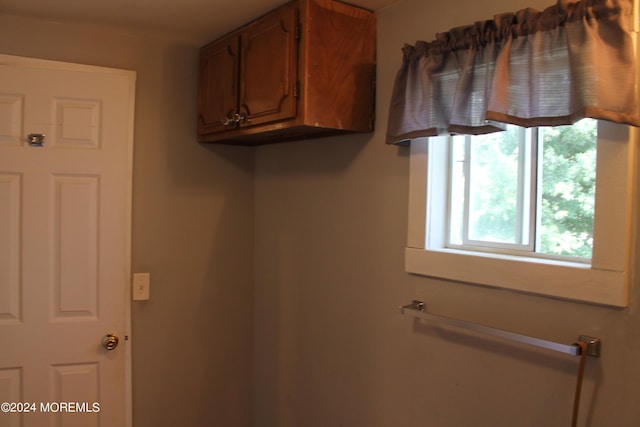 view of laundry room